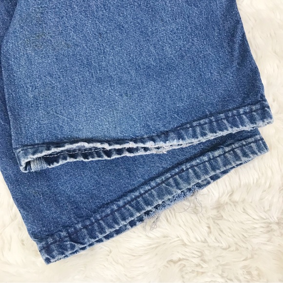 BIG‎ SMITH Mens Distressed Denim Bib Overalls Chore Farm Carpenter Size 39 - Picture 14 of 16